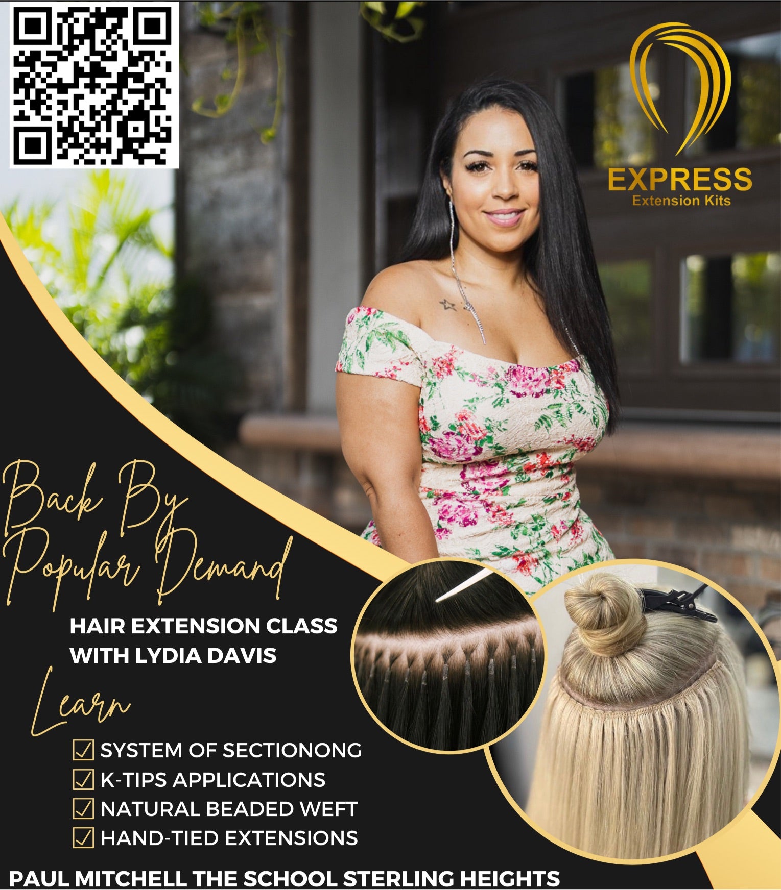 Express Hair Extensions tool kit created by Lydia Davis