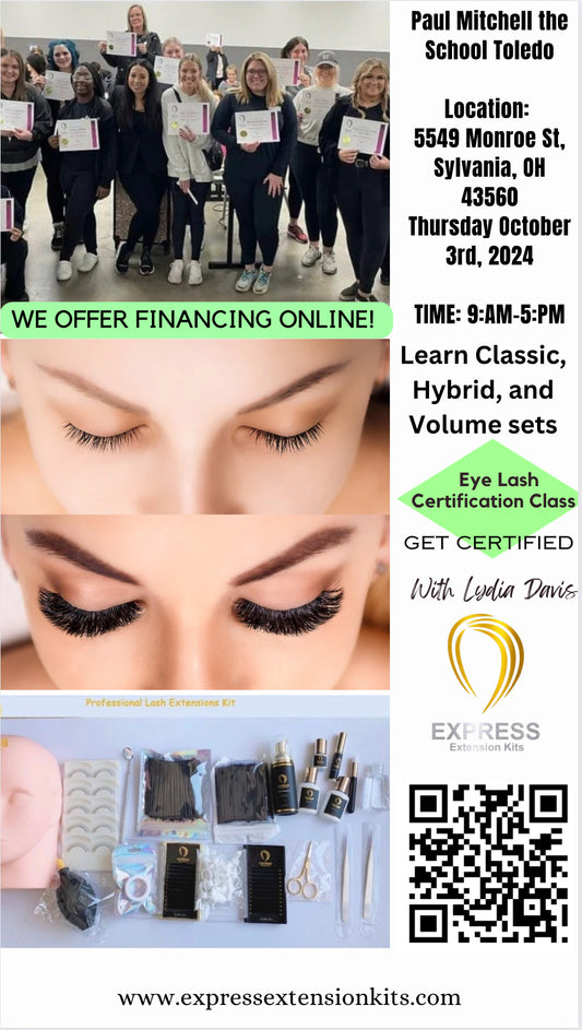 Toledo Eye Lash certification class