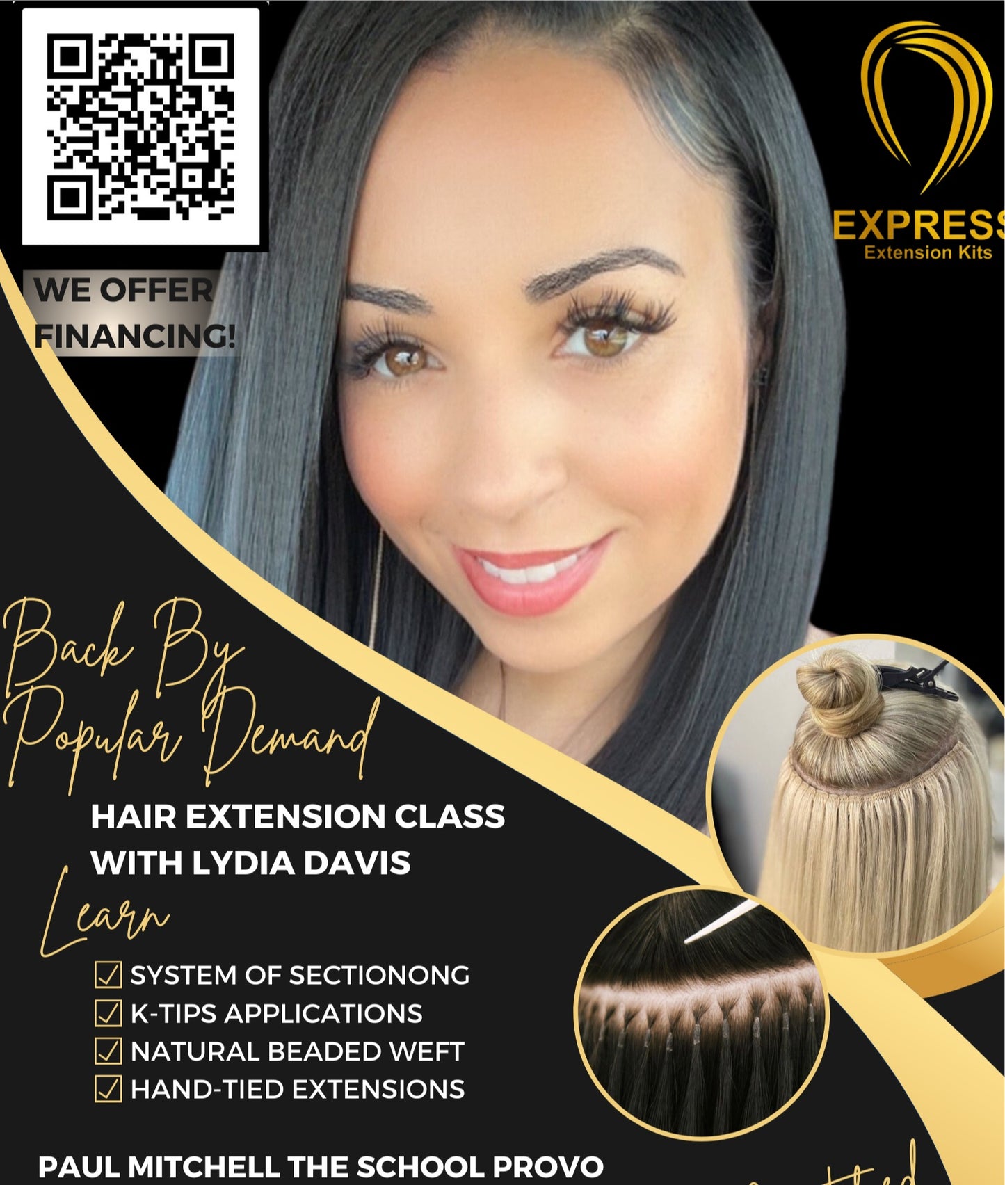 PMTS- Sterling Heights Michigan Hair Extensions Class (Group class)