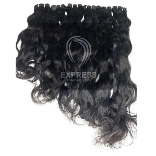 Virgin Remy wavy hair